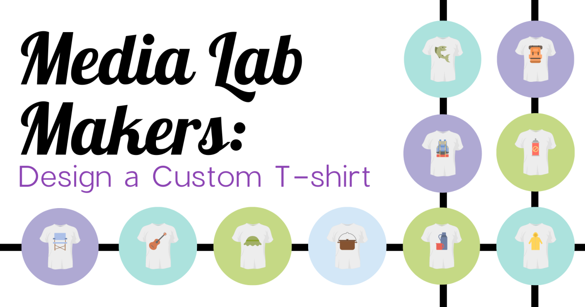 Media Lab Makers Design a Custom T Shirt Lake Forest Library